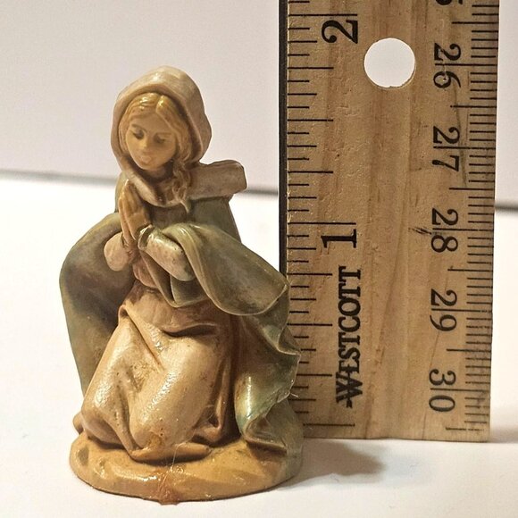 Vintage Nativity Figurines 3-Pc Set  Holy Family Made In Italy Collectible Decor - Picture 8 of 11
